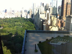 Césped artificial en el hotel Mandarin Oriental en New York