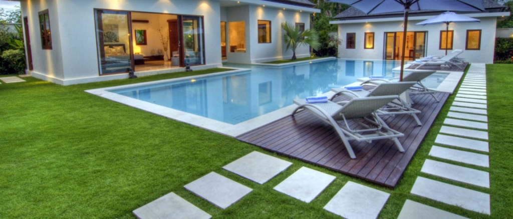 Césped artificial para piscinas